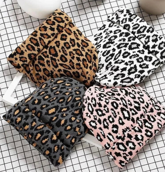 Leopard Beanies