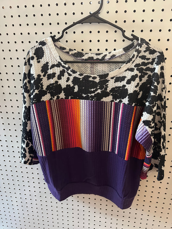 Crazy Train Serape and Cow