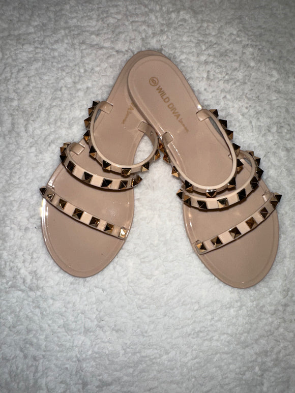 Nude sandals