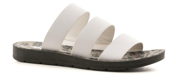 White sandals