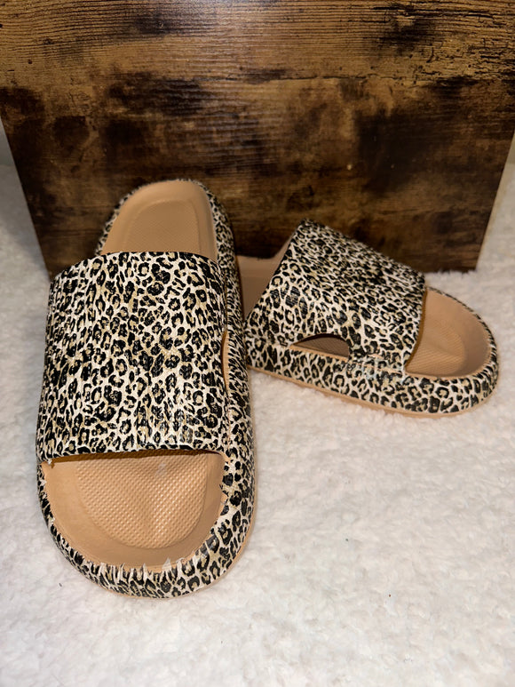 Cheetah sandals